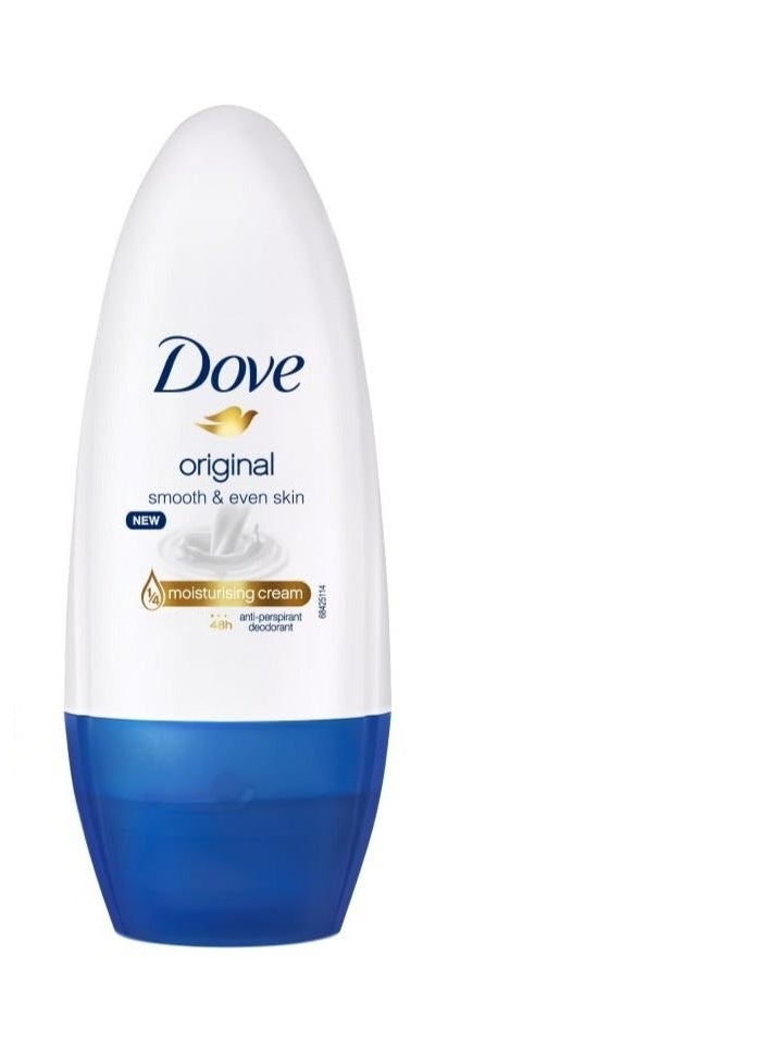 دوف مزيل عرق دوف الأصلي للنساء، رول أون || 50 مل، عبوة من قطعتين - Image 3